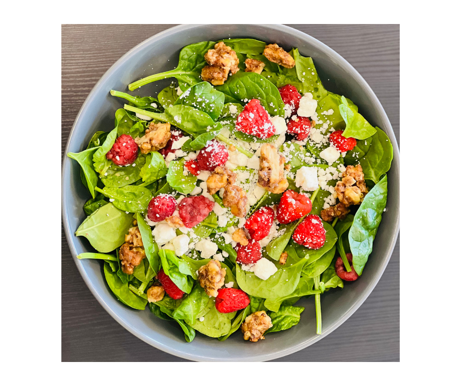 Raspberry Walnut Salad