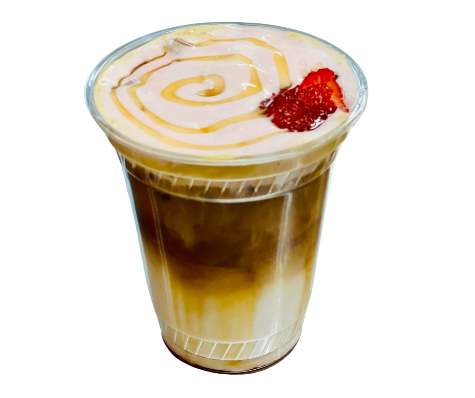 Caramel Cheesecake Latte Drink